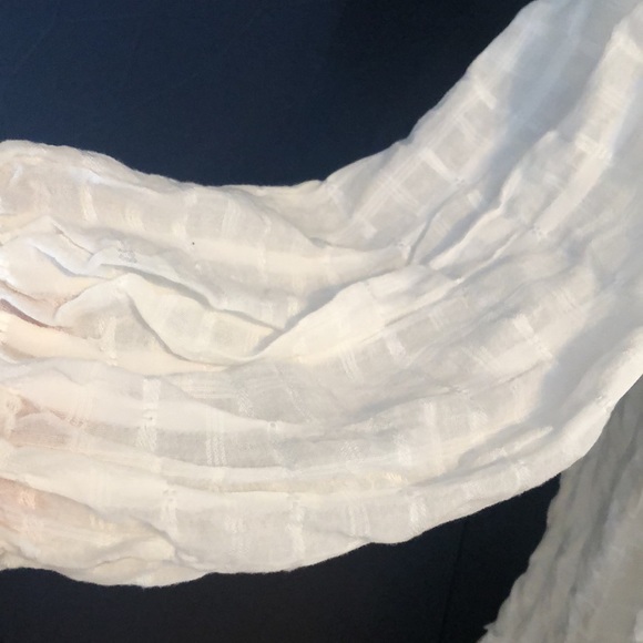 FREE PEOPLE white maxi boho dress size S - Picture 8 of 13